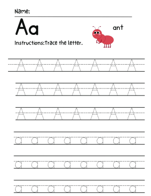 Alphabet Writing Skills