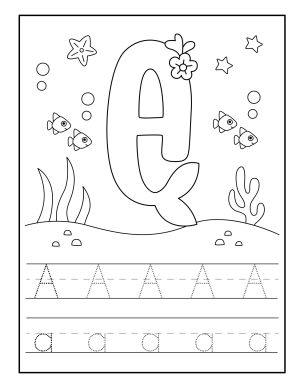 Mermaid Alphabet & Numbers