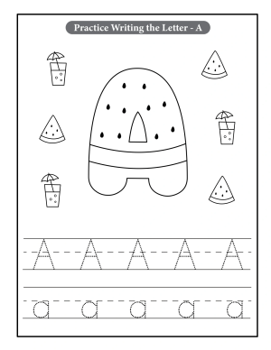 Watermelon Alphabet & Numbers